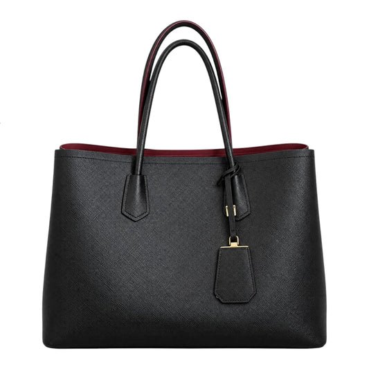 Bagelite, Women’s Satchel Handbags, Black Satchel Handbag, Faux Leather Bag, Medium Handbag, Structured Handbag, Everyday Satchel, Women’s Fashion Bag