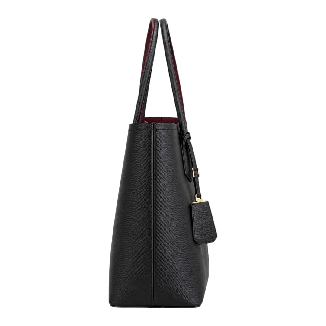 Bagelite, Women’s Satchel Handbags, Black Satchel Handbag, Faux Leather Bag, Medium Handbag, Structured Handbag, Everyday Satchel, Women’s Fashion Bag