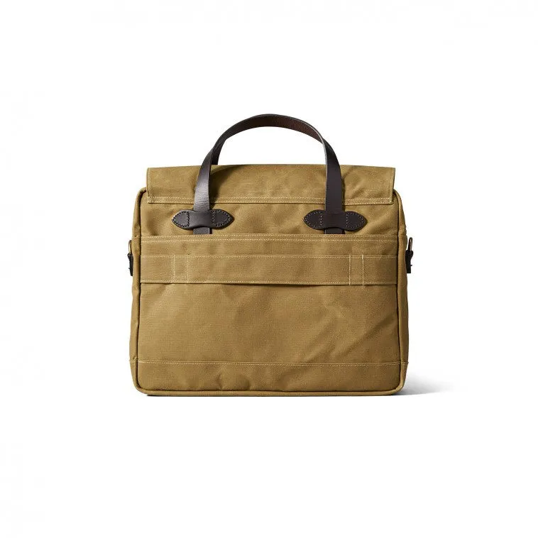 24-Hour Tin Cloth Briefcase | Dark Tan