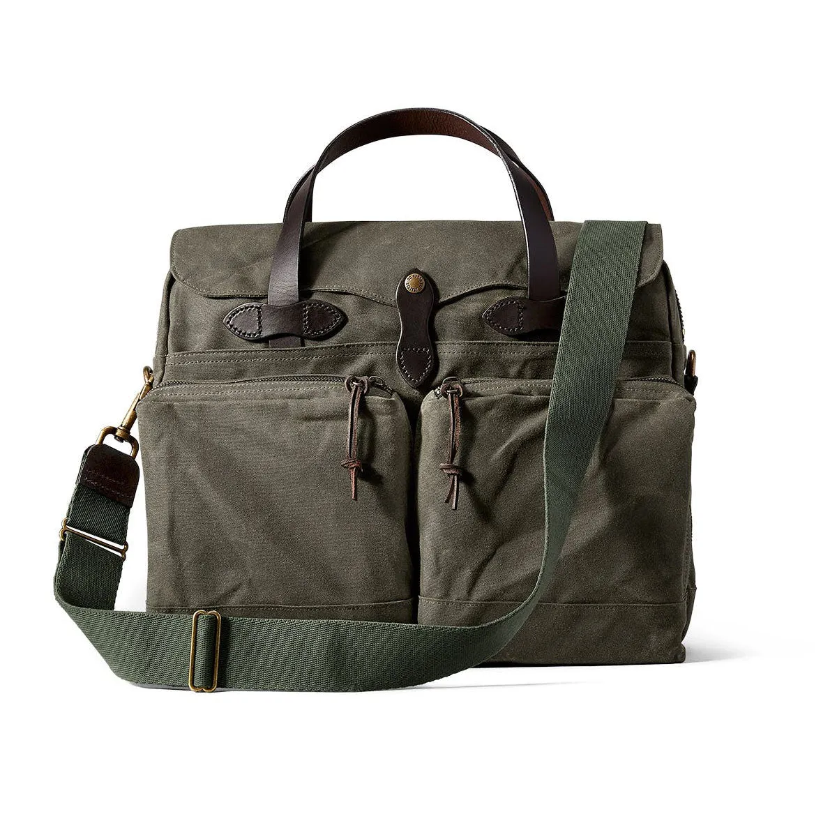 24-HOUR TIN CLOTH BRIEFCASE - OTTER GREEN