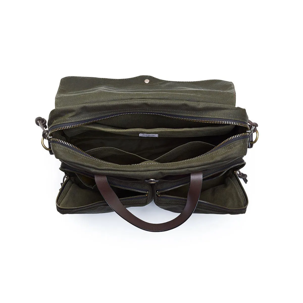 24-HOUR TIN CLOTH BRIEFCASE - OTTER GREEN