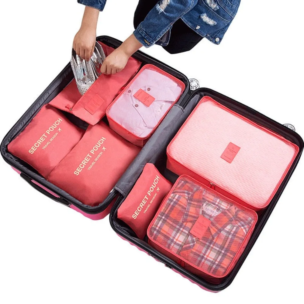 7 PCS Suitcase Organizer Bags Set