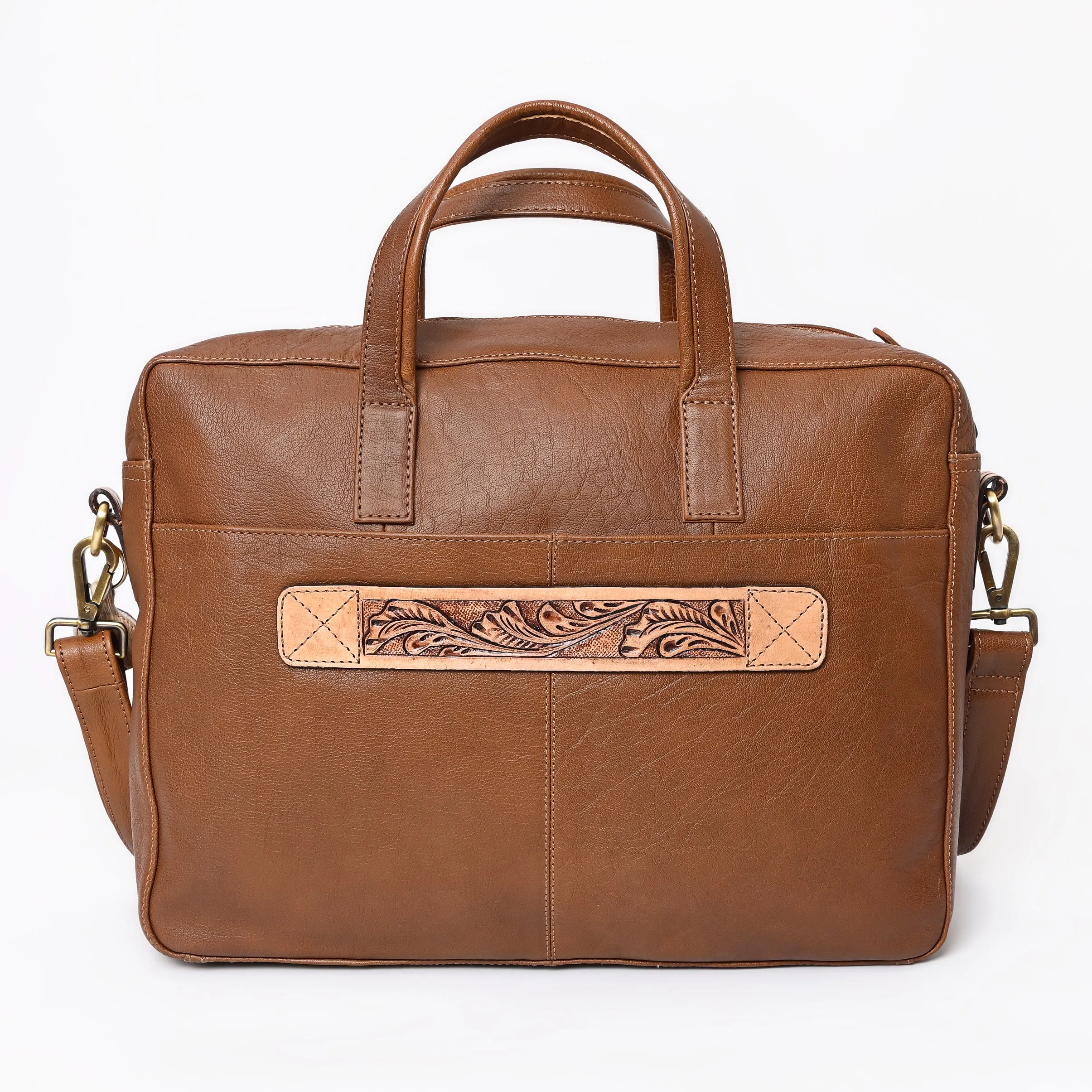 A&A-1098 Montana West Genuine Oil Calf Leather Messenger Bag/ Laptop Briefcase