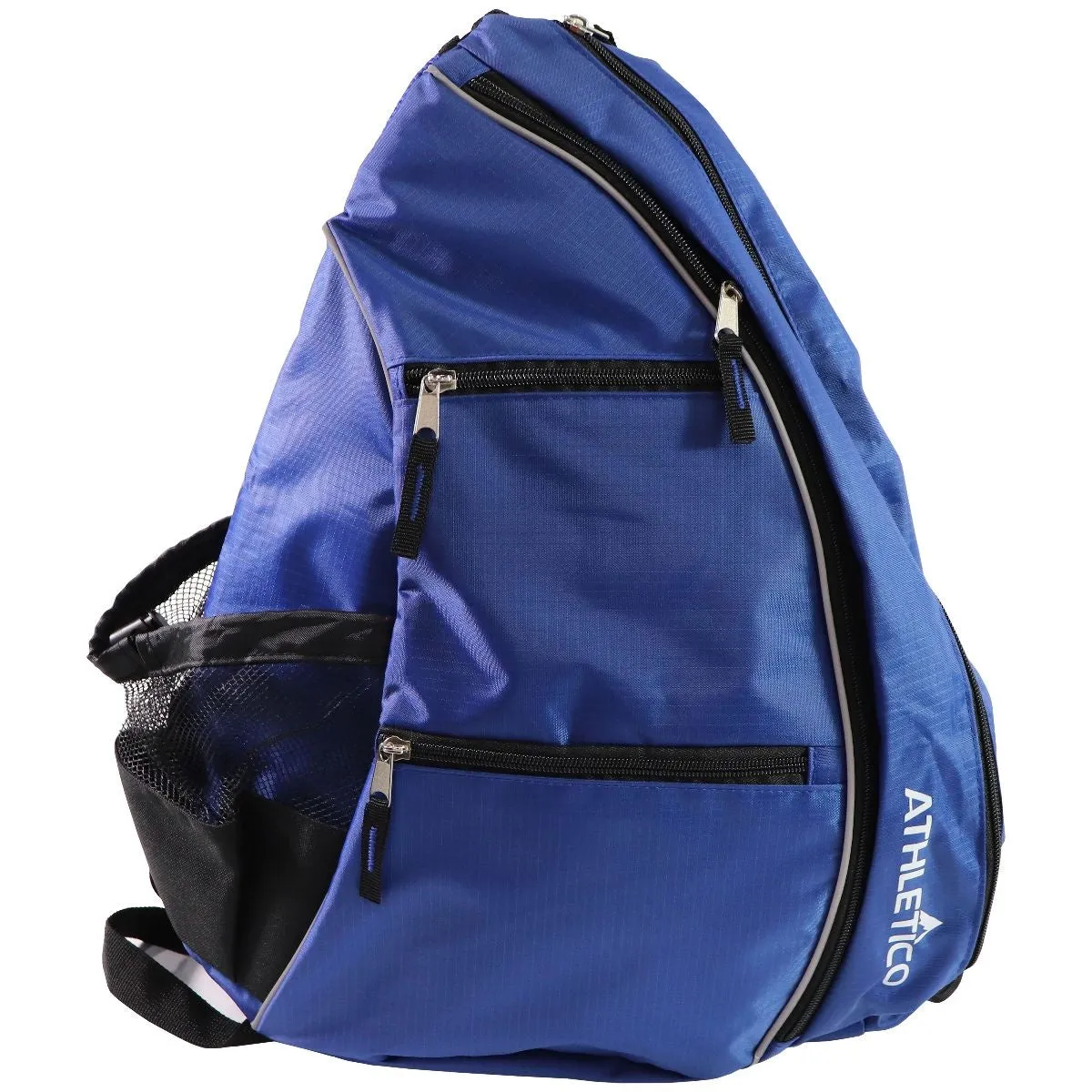 Athletico Sling Bag Crossbody Backpack for Pickleball, Tennis, Racketball - Blue