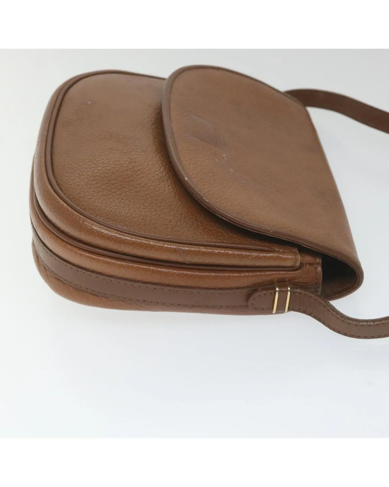 Authentic Brown Leather Shoulder Bag