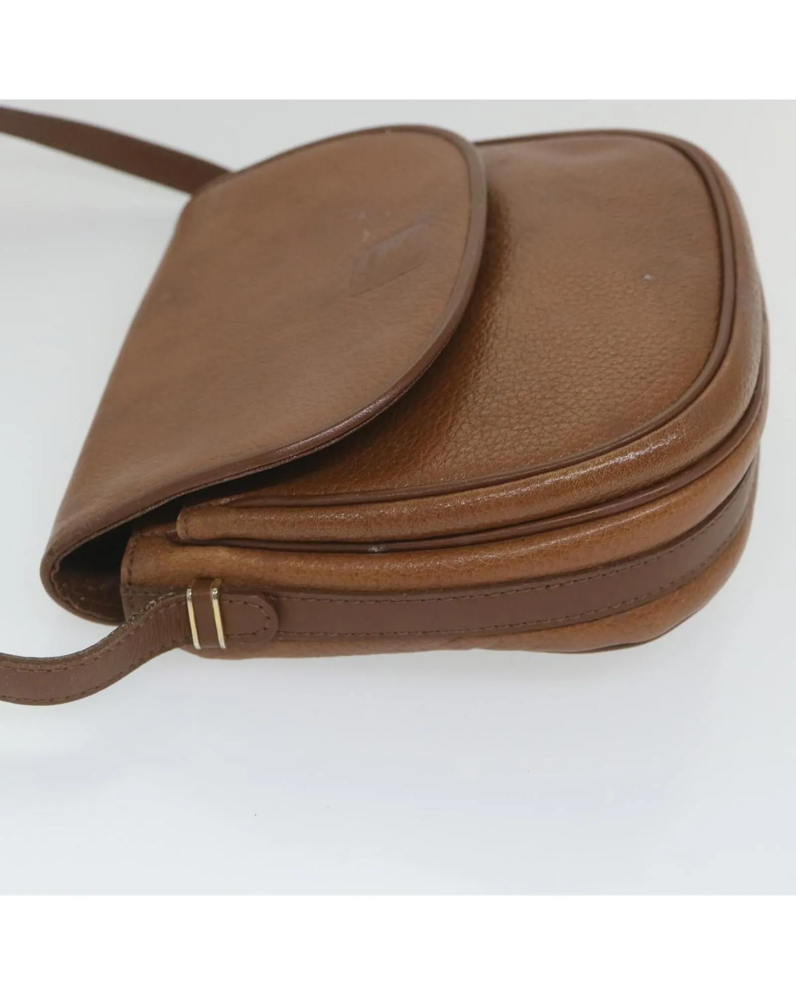 Authentic Brown Leather Shoulder Bag