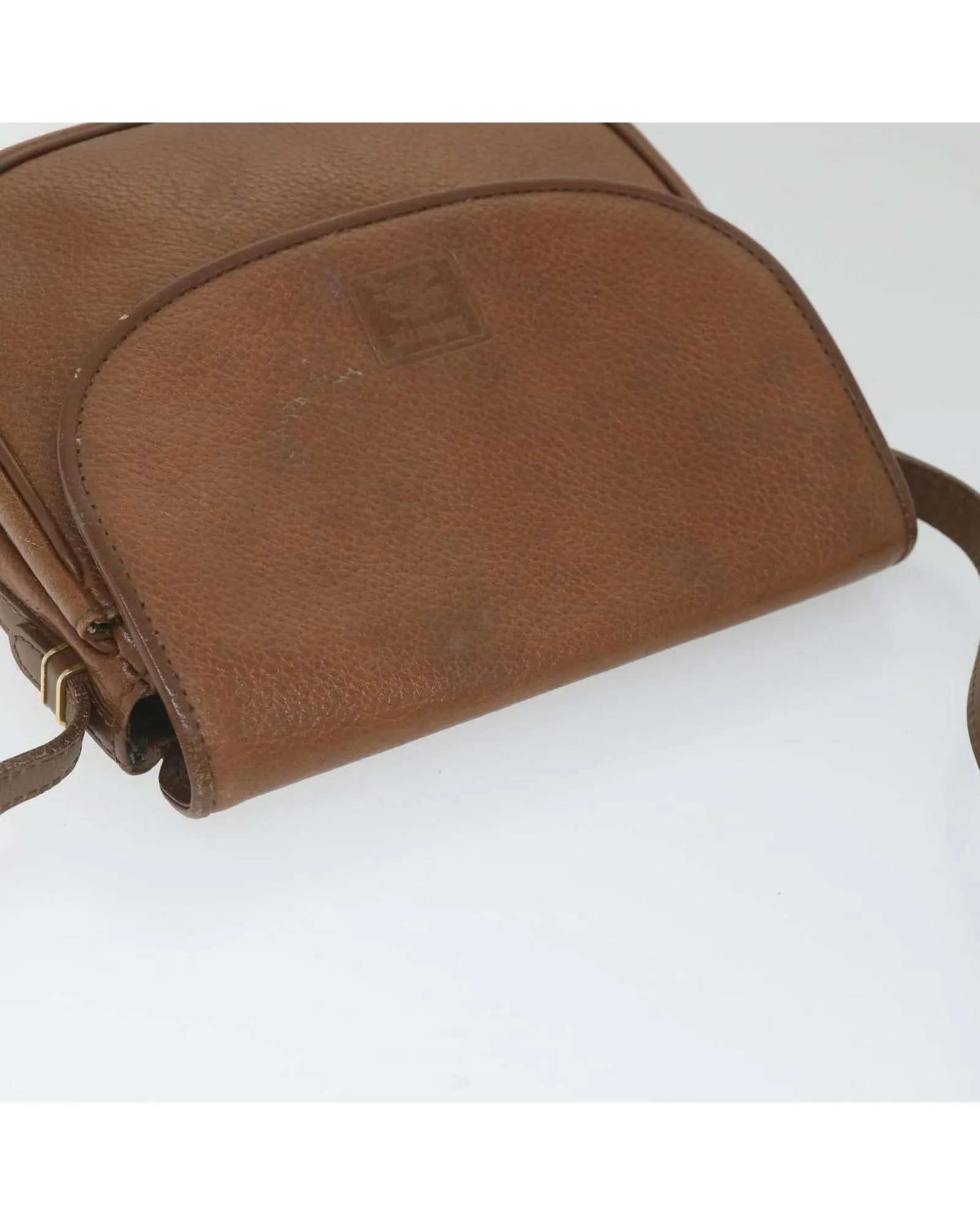 Authentic Brown Leather Shoulder Bag