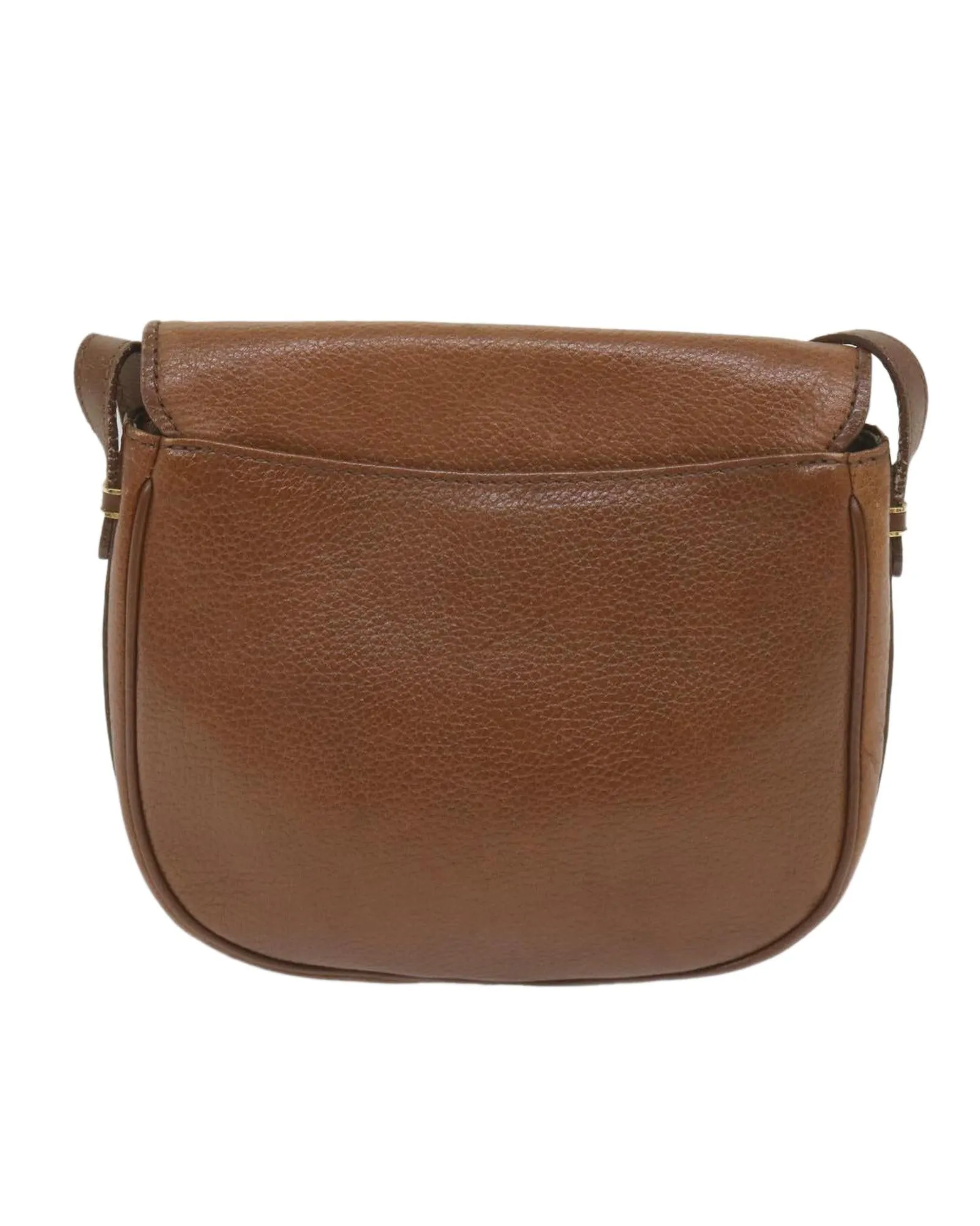 Authentic Brown Leather Shoulder Bag