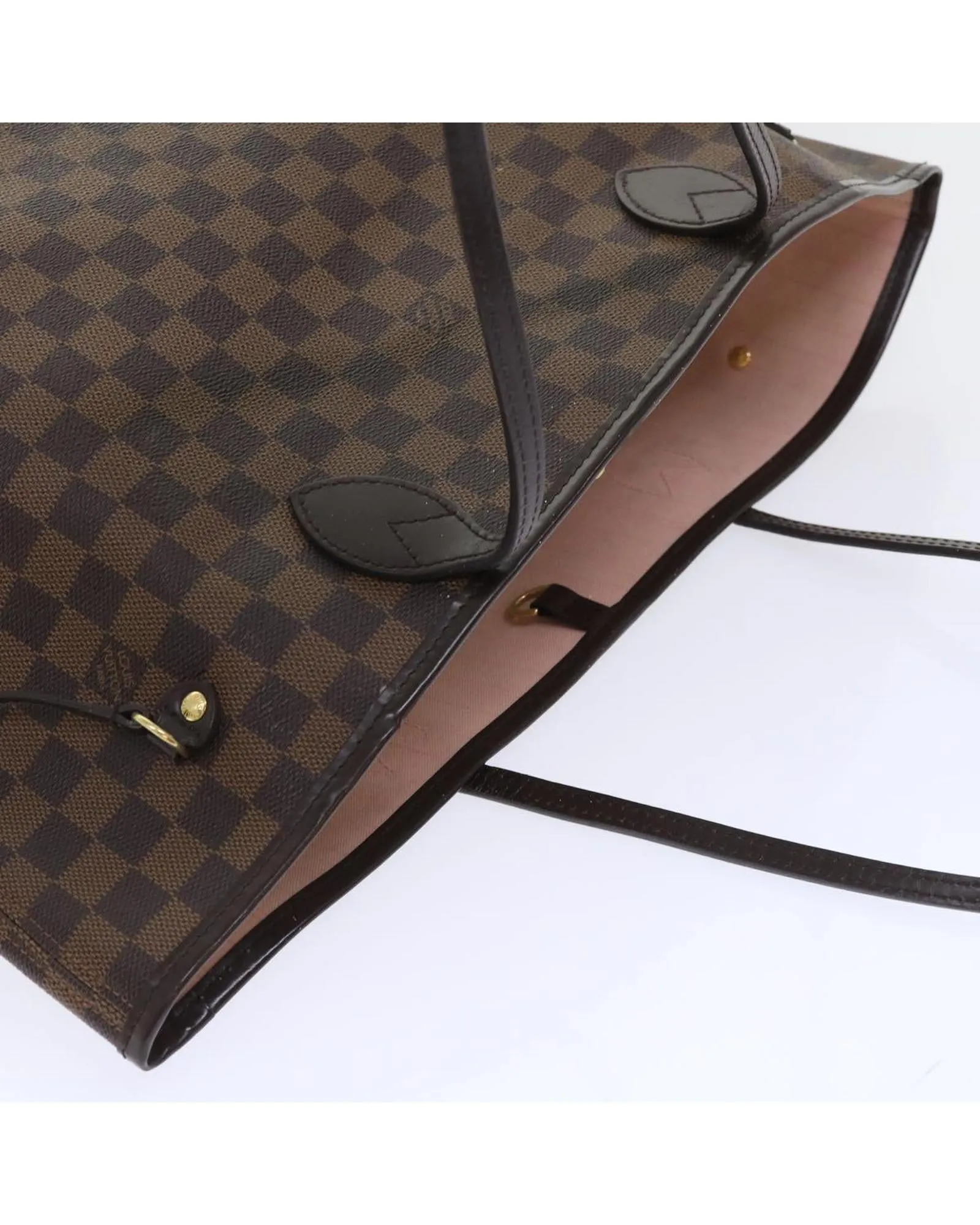 Authentic Damier Ebene Neverfull MM Tote Bag