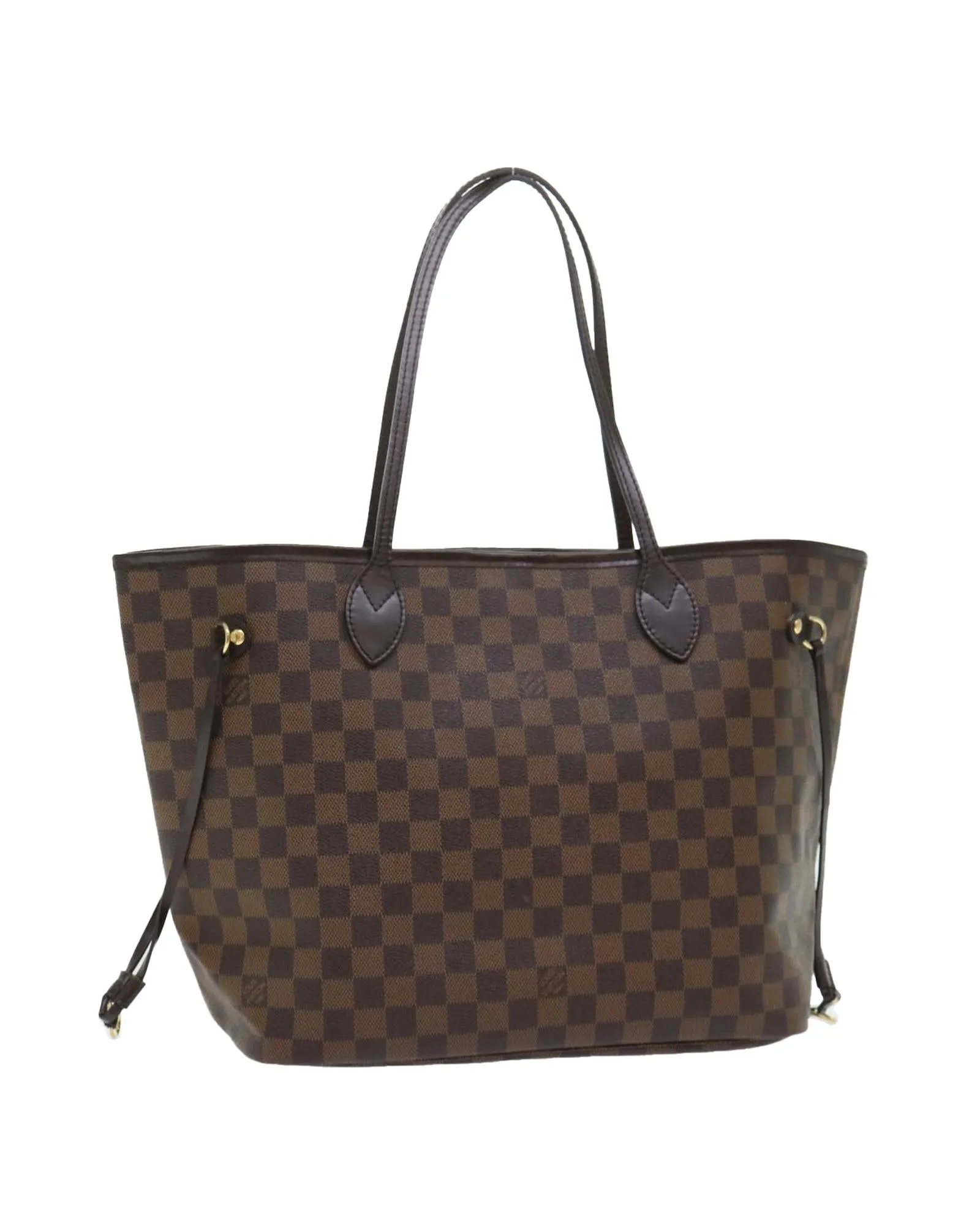 Authentic Damier Ebene Neverfull MM Tote Bag