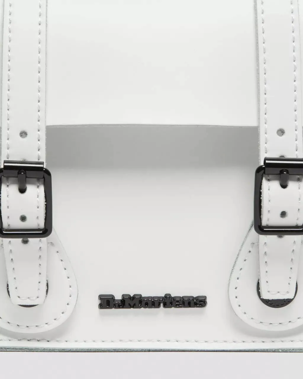 Bag Dr. Martens 7 Inch Leather Crossbody, white