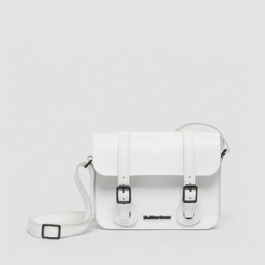 Bag Dr. Martens 7 Inch Leather Crossbody, white