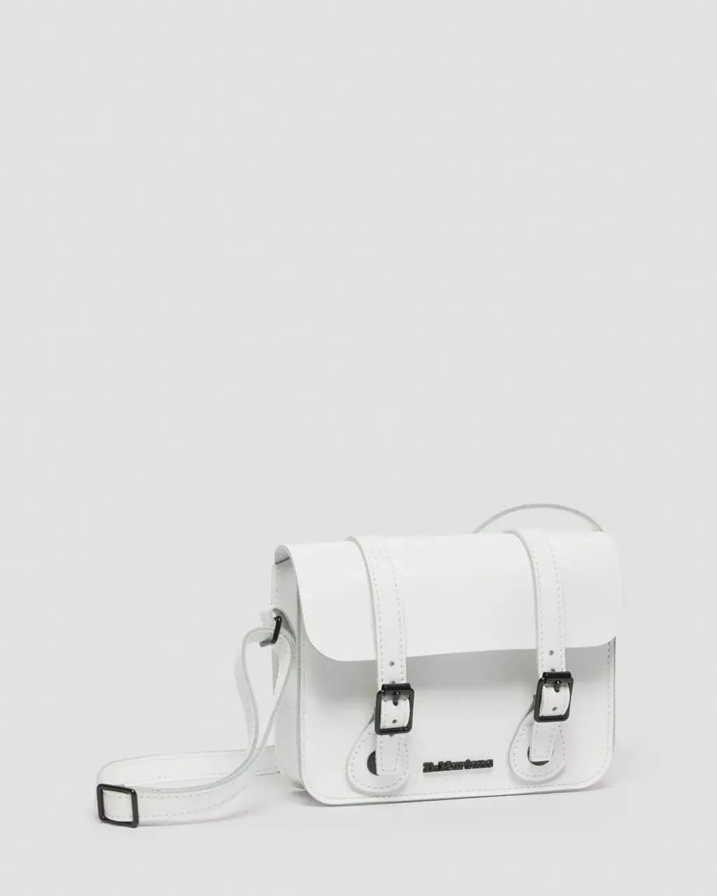 Bag Dr. Martens 7 Inch Leather Crossbody, white