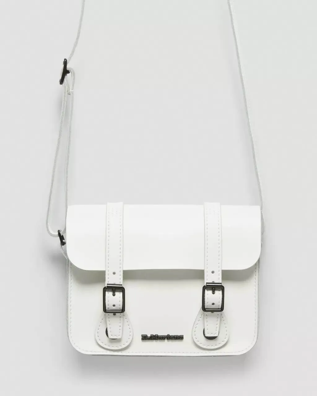 Bag Dr. Martens 7 Inch Leather Crossbody, white