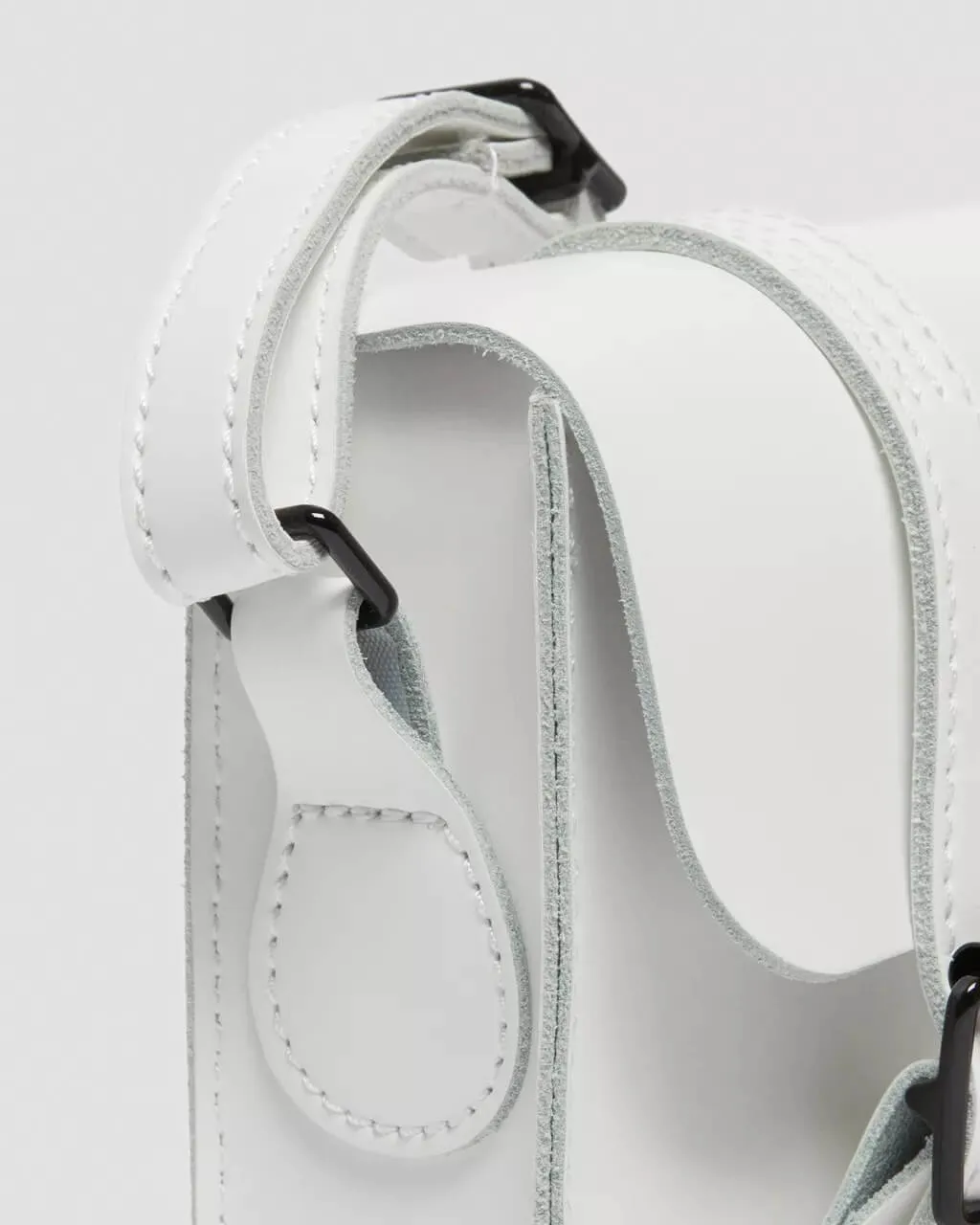 Bag Dr. Martens 7 Inch Leather Crossbody, white