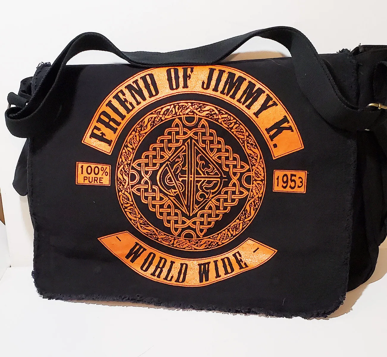 Bag- Friend Of Jimmy K Black Messenger Bag