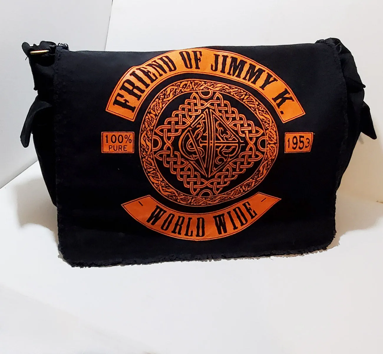 Bag- Friend Of Jimmy K Black Messenger Bag