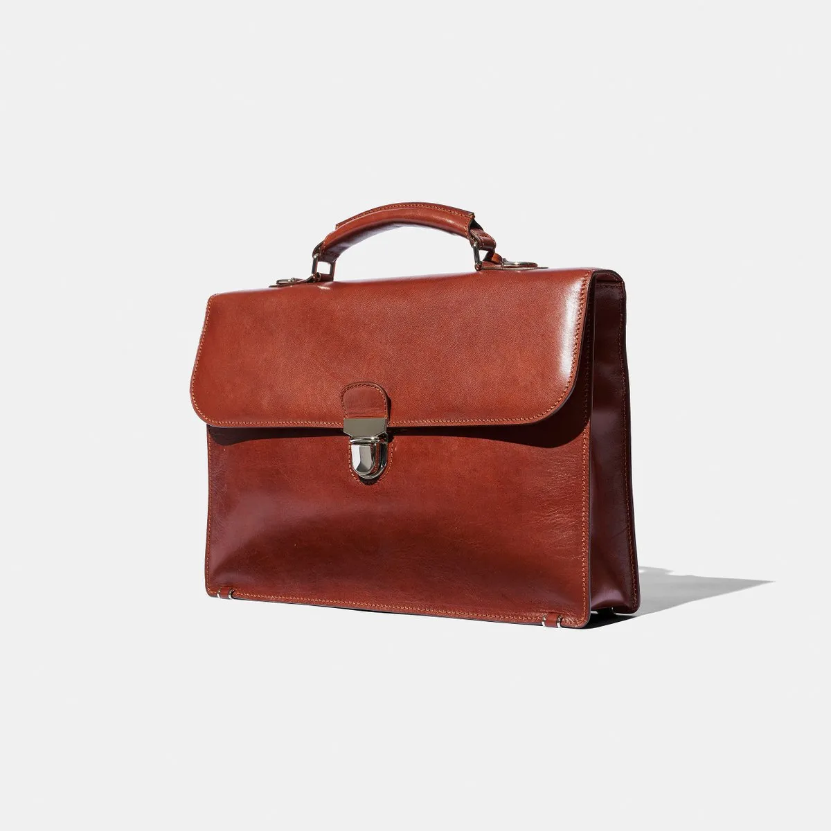 Baron - Small Briefcase BLACK LEATHER