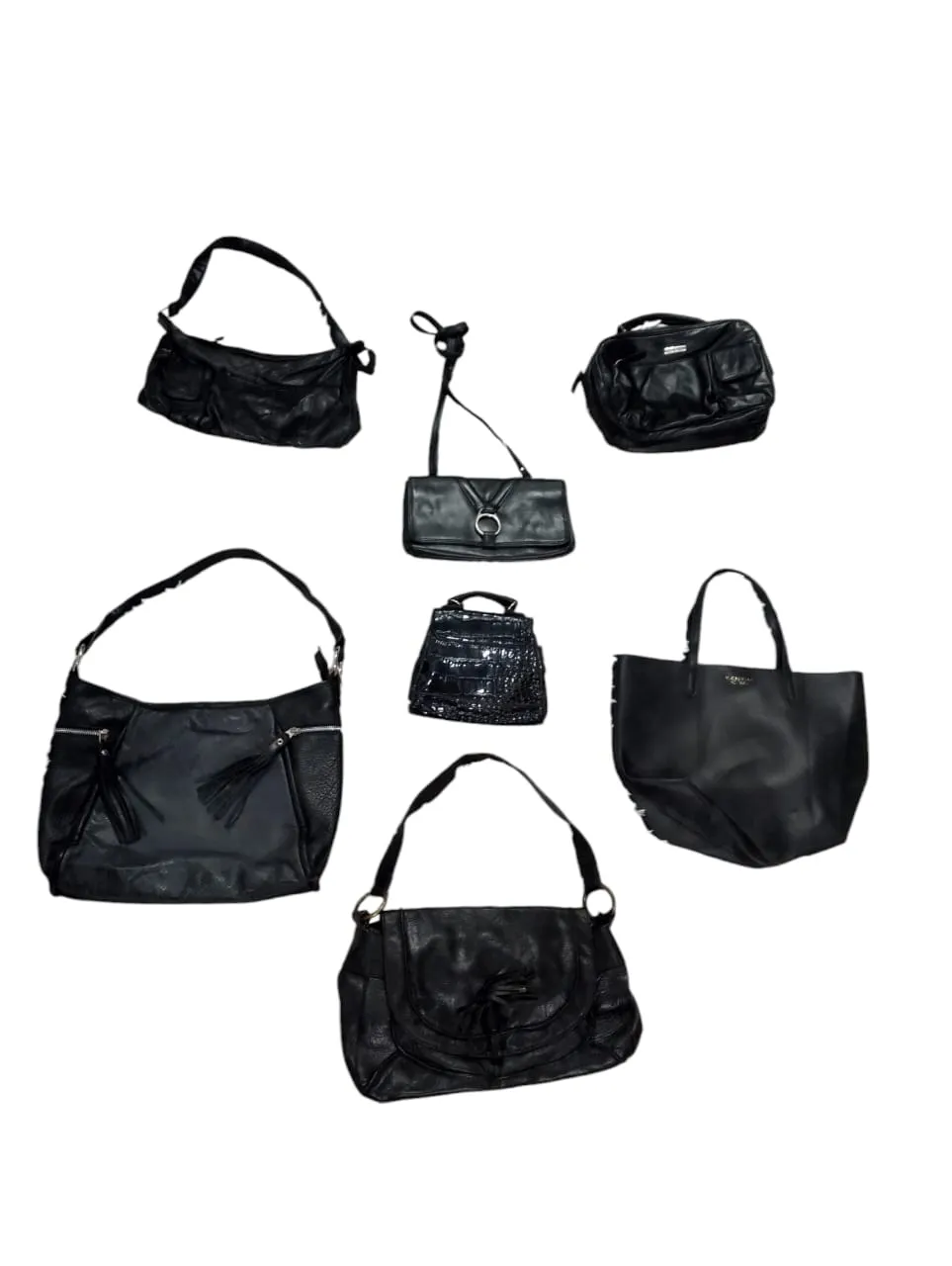 Black shaded elegant bags - 12 pcs - 24/9/24