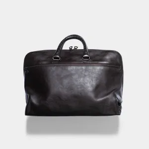 BOTTEGA VENETA BROWN INTRECCIATO BUSINESS BAG