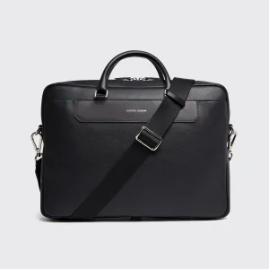 Briefcase Grained Leather Black