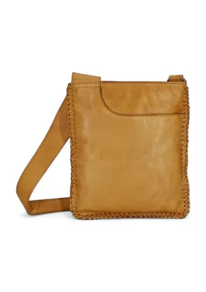 Brynn Leather Crossbody Bag - Camel