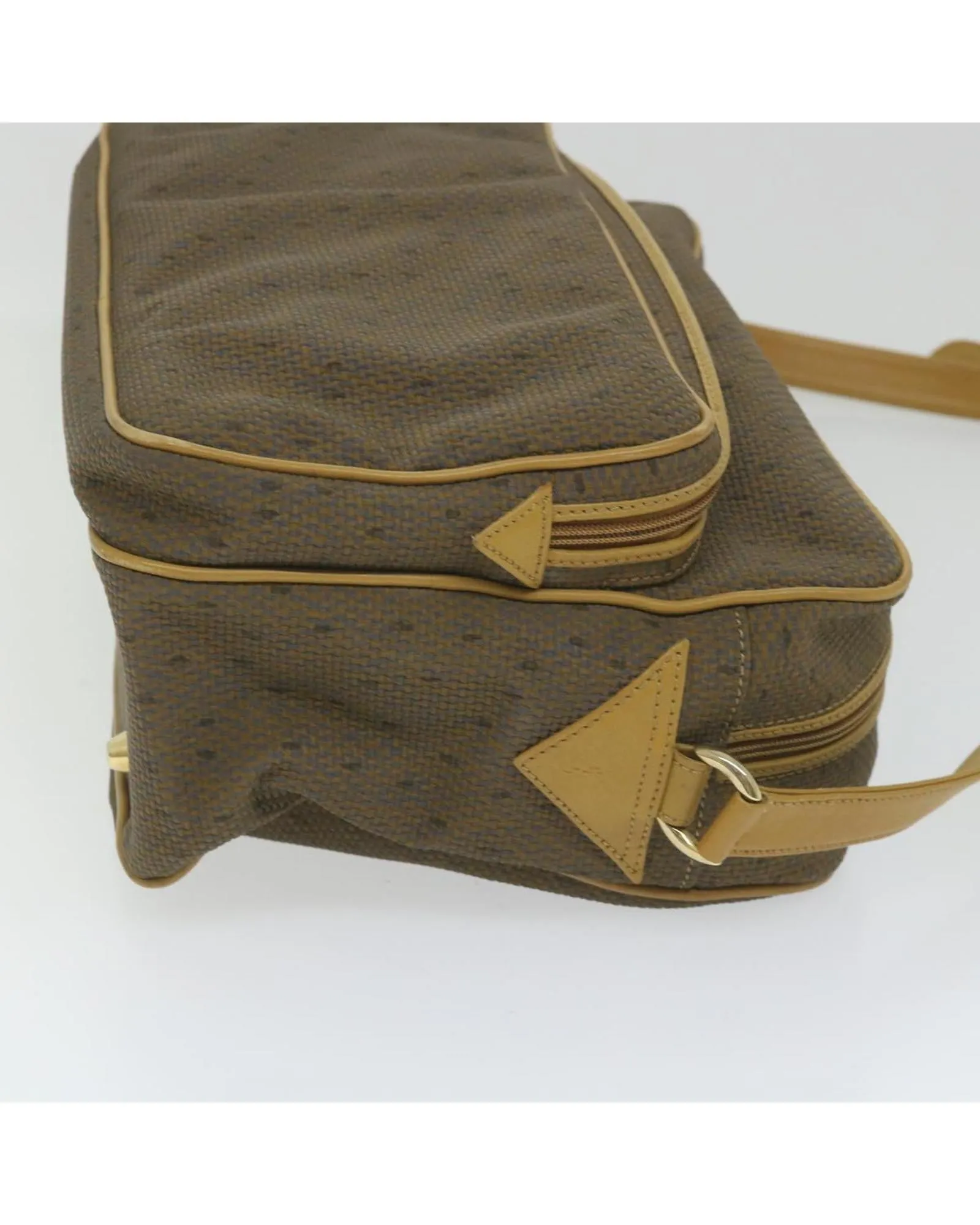 Canvas Beige Shoulder Bag