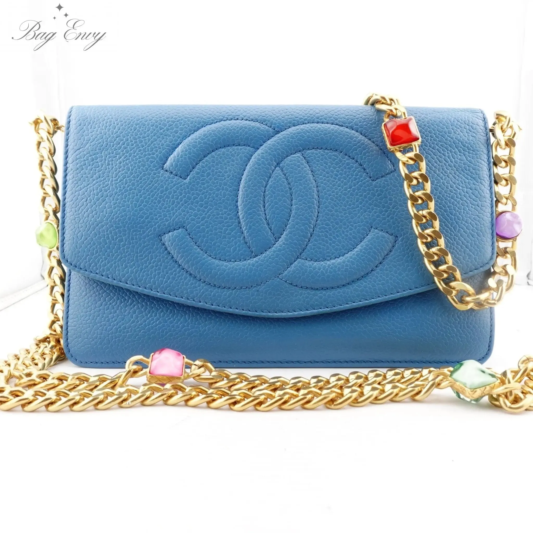 CHANEL Caviar Timeless Clutch on Chain