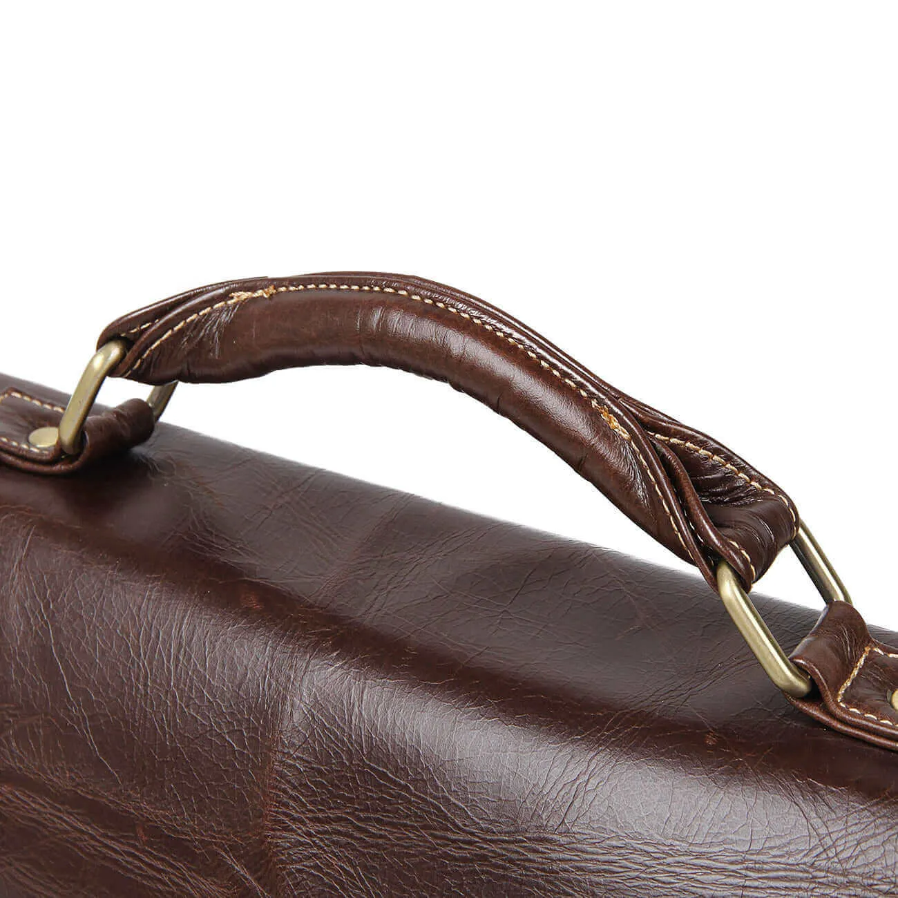 Classic Leather Laptop Bag for Men - Timeless and Versatile