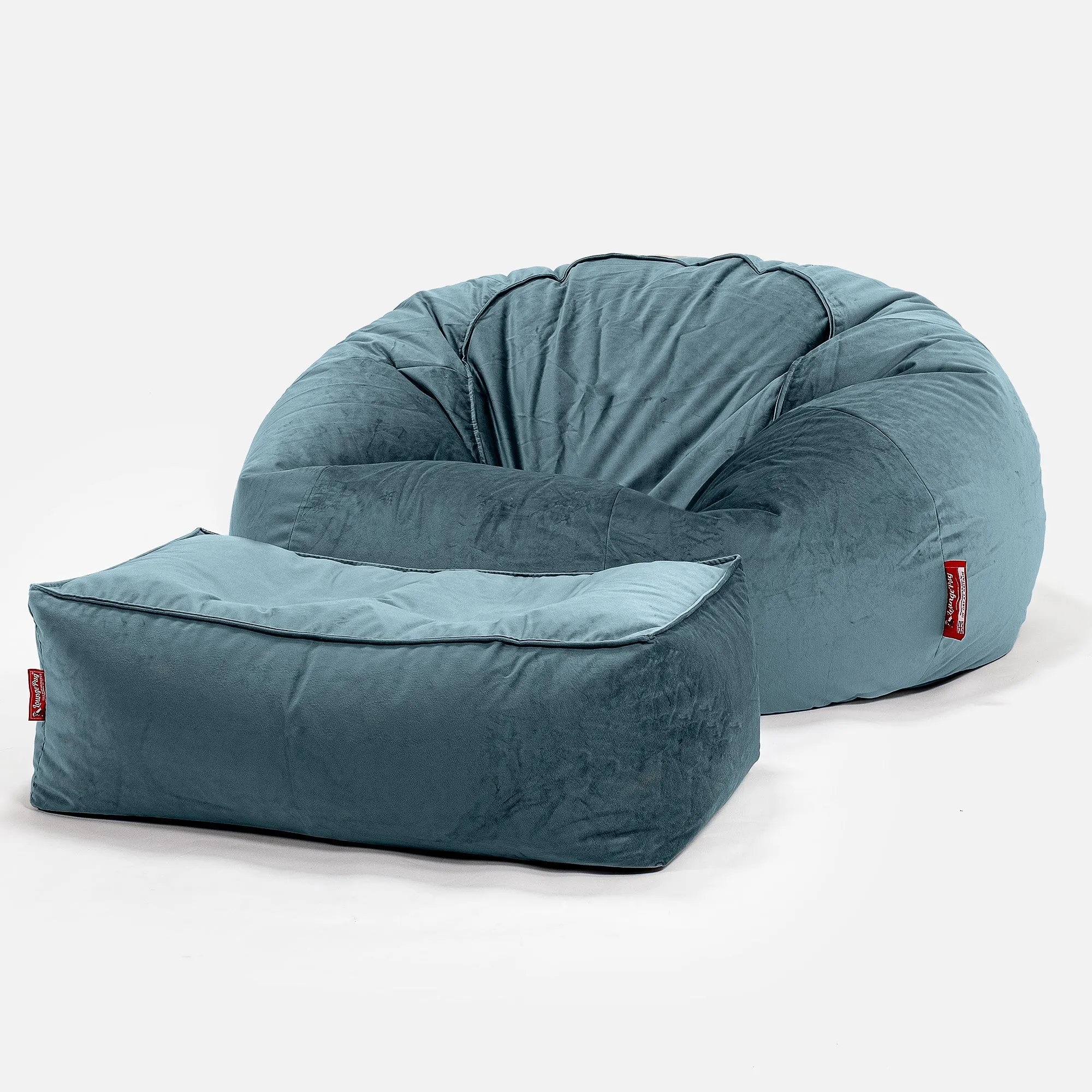 Classic Sofa Bean Bag - Velvet Teal