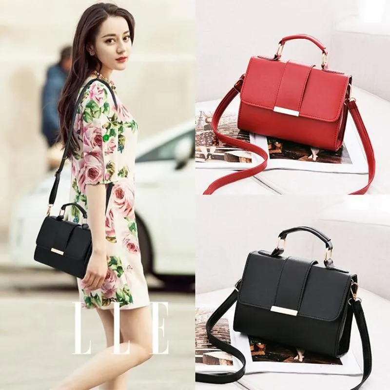 Classic Style Rectangle Top Handle Handbag