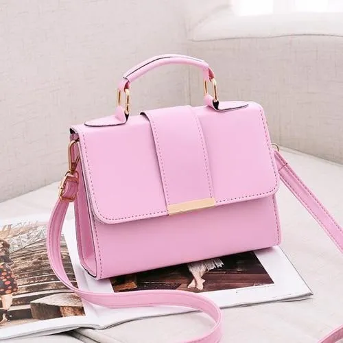 Classic Style Rectangle Top Handle Handbag