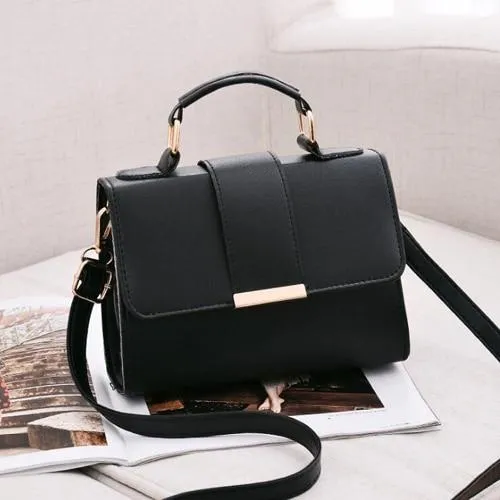 Classic Style Rectangle Top Handle Handbag