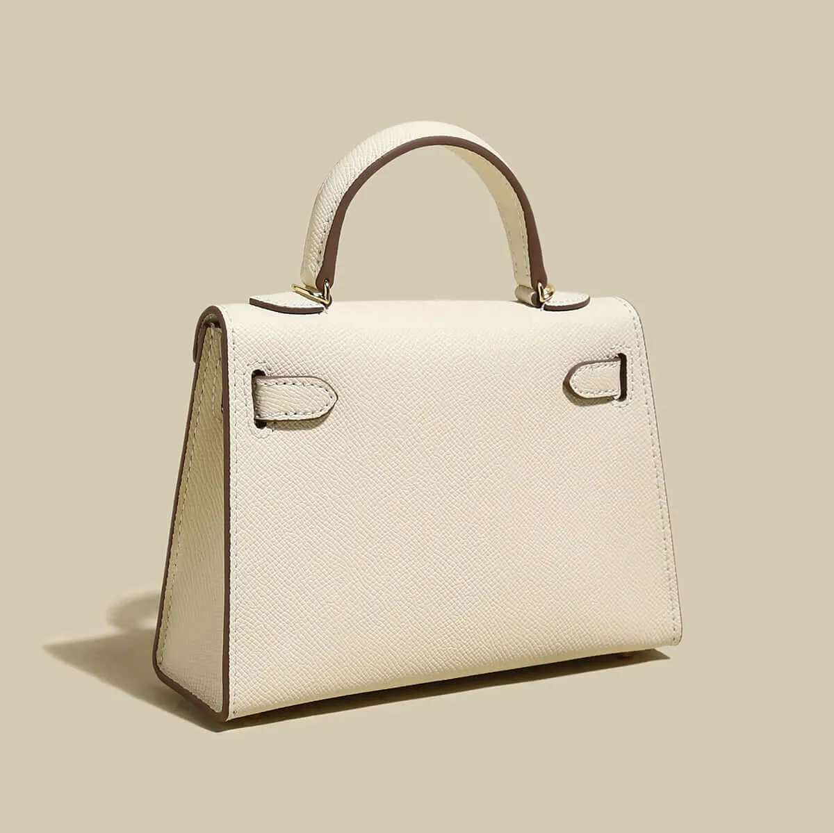 Classic Top-Handle Leather Bag