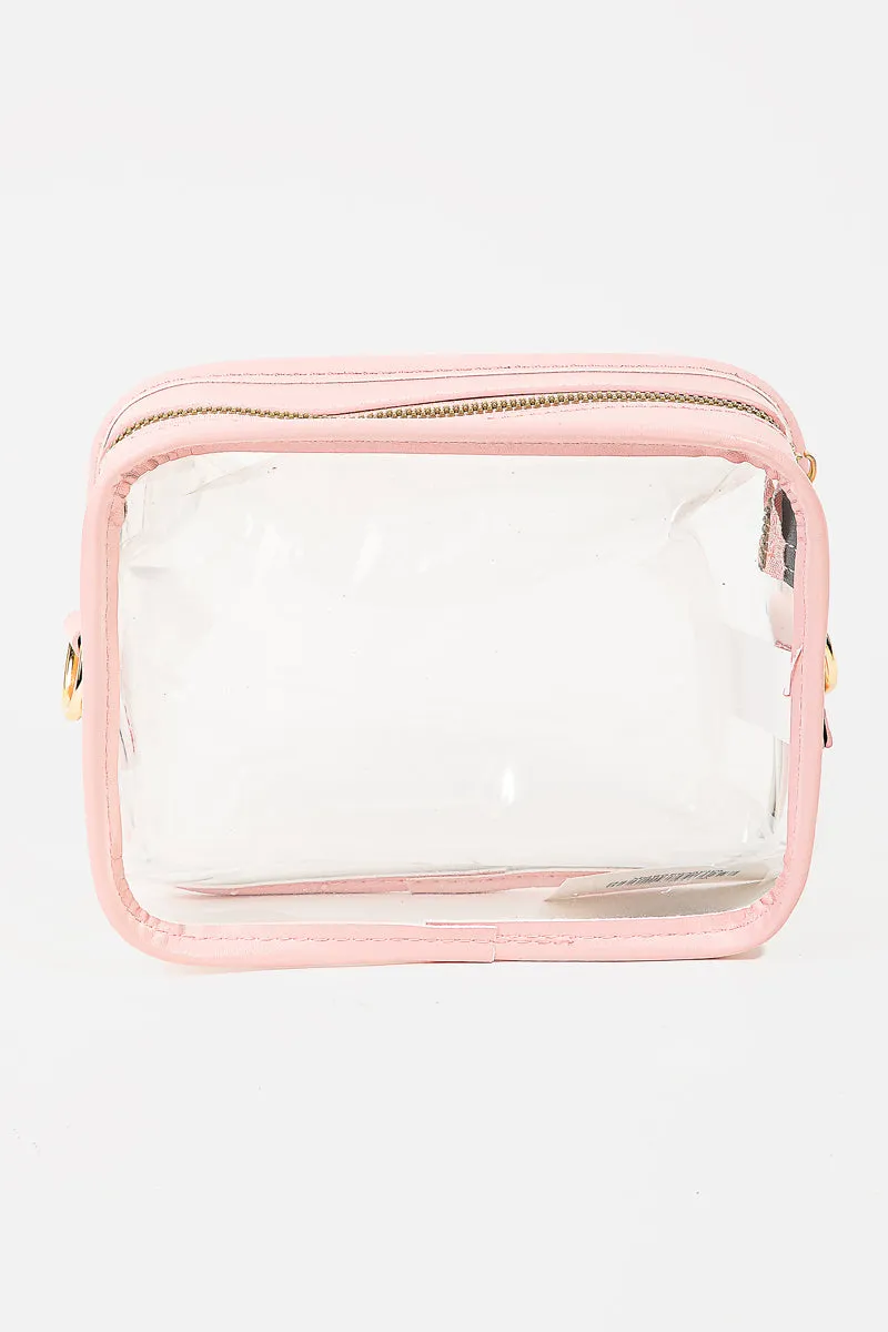 Clear Rectangular Cosmetic Bag