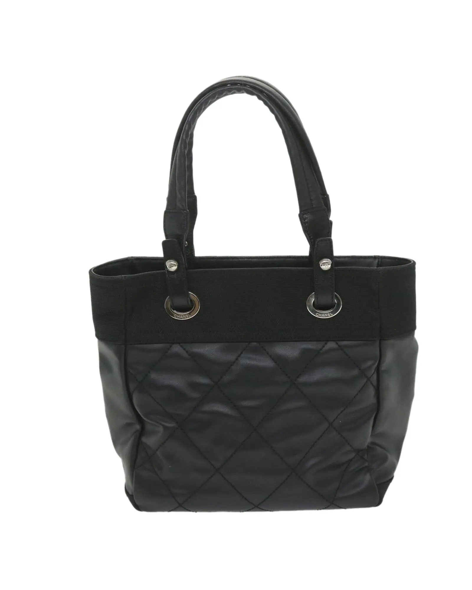 Coated Canvas Parisian Tote with CC Logo