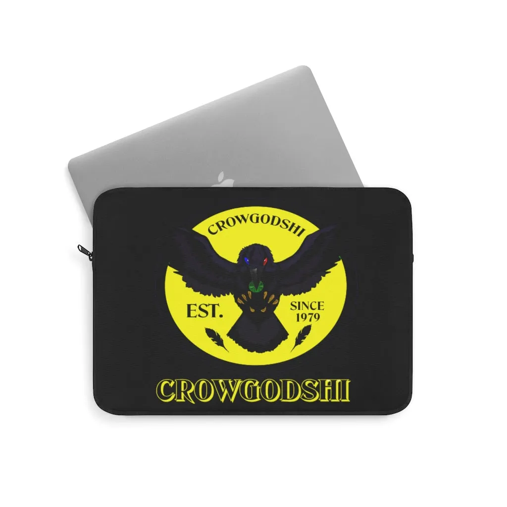 Crowgodshi First Generation Laptop Sleeve, YELLOW LOGO