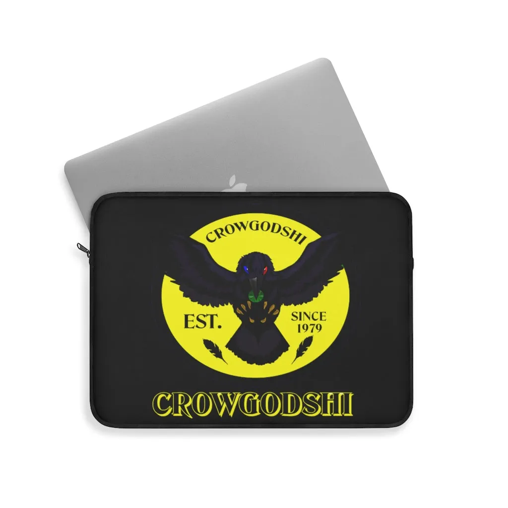 Crowgodshi First Generation Laptop Sleeve, YELLOW LOGO