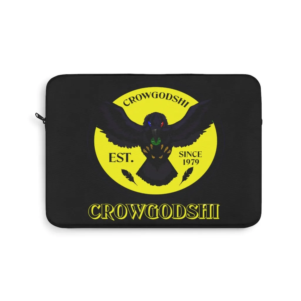 Crowgodshi First Generation Laptop Sleeve, YELLOW LOGO