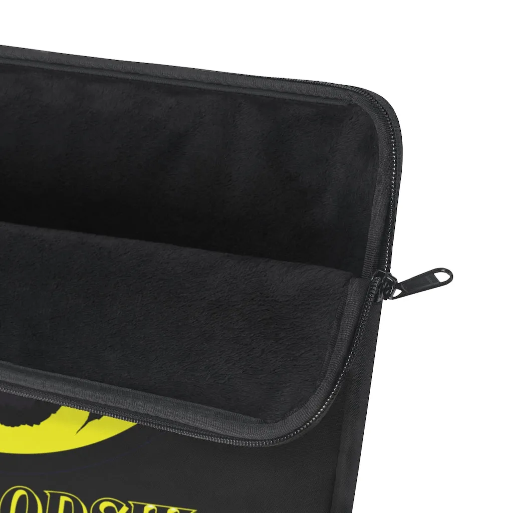 Crowgodshi First Generation Laptop Sleeve, YELLOW LOGO