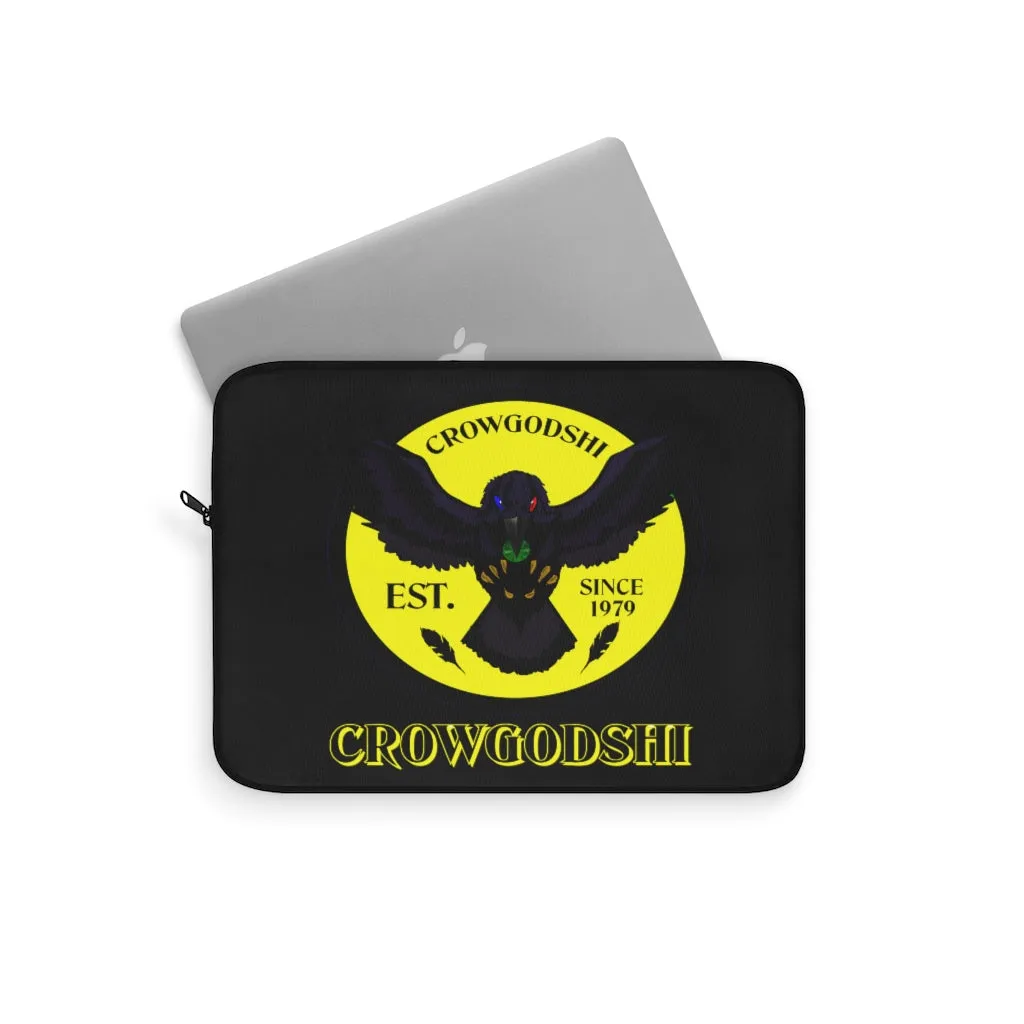 Crowgodshi First Generation Laptop Sleeve, YELLOW LOGO