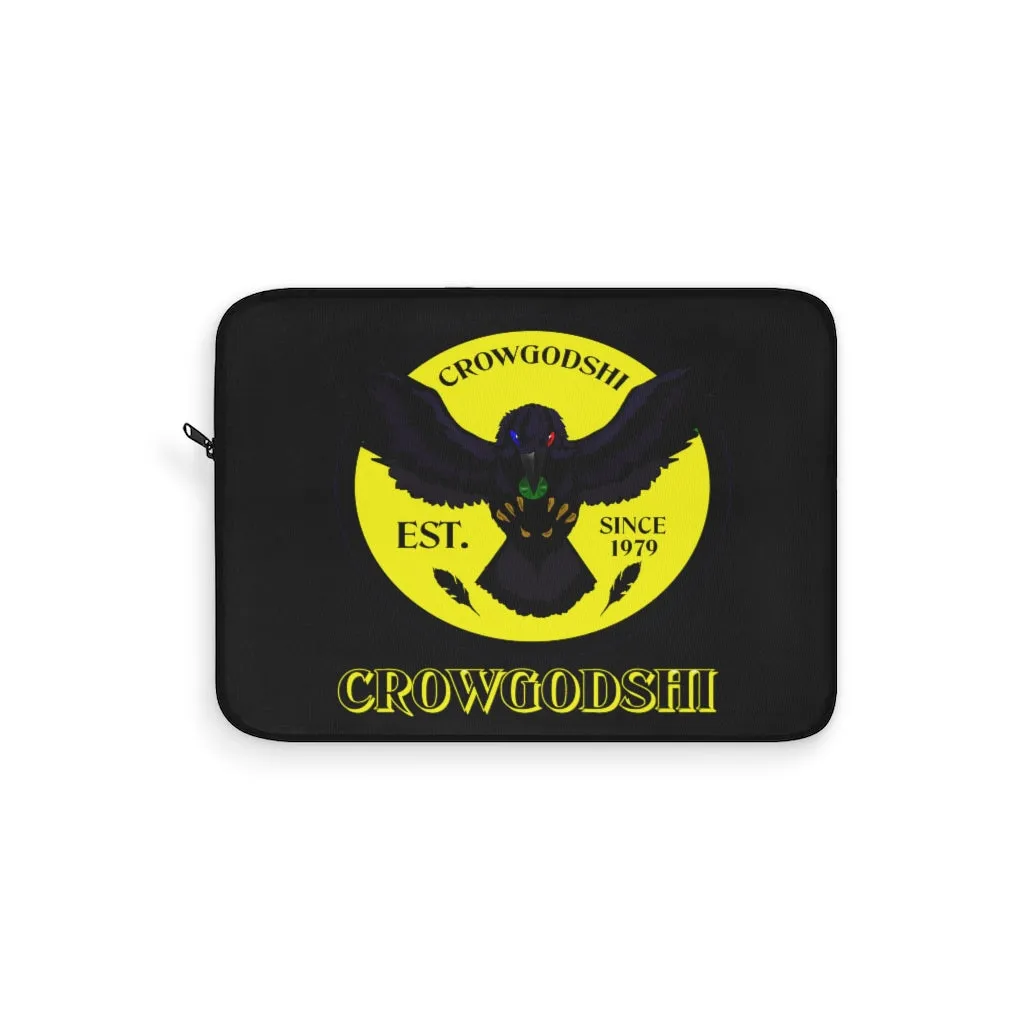 Crowgodshi First Generation Laptop Sleeve, YELLOW LOGO