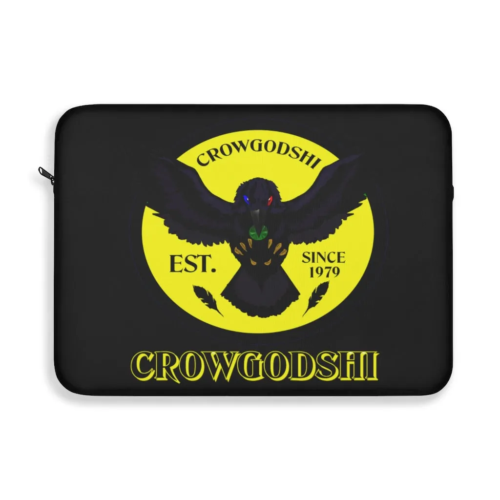 Crowgodshi First Generation Laptop Sleeve, YELLOW LOGO