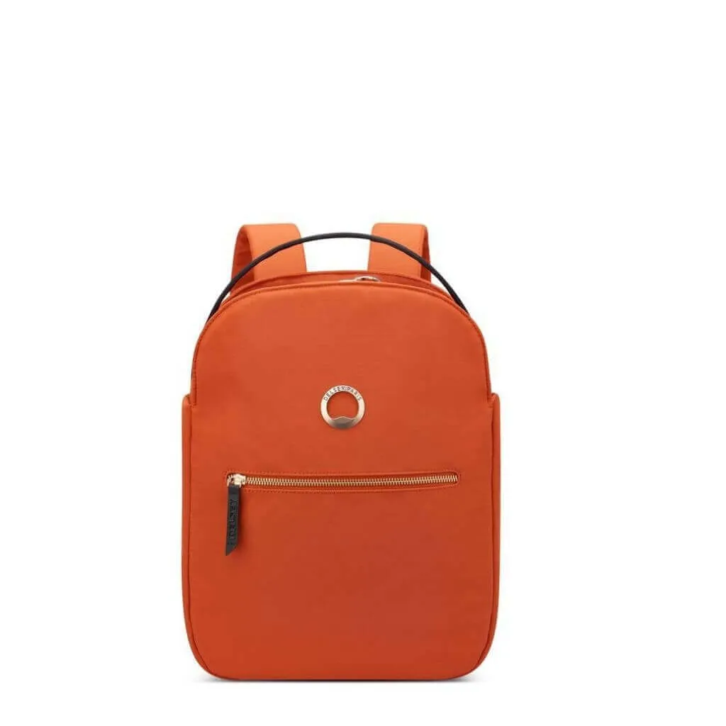 Delsey Securstyle 13.3” Laptop Backpack - Orange