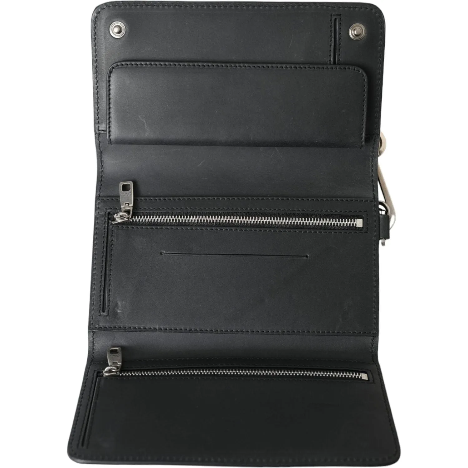 Dolce & Gabbana Elegant Black Leather Shoulder Bag