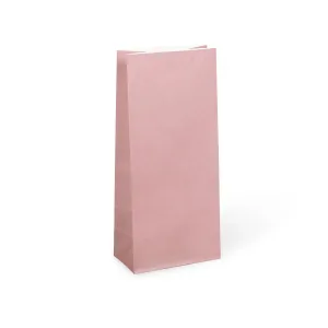 Earth Collection Dusty Pink Paper Party Bags 22cm x 10cm - Packet of 12