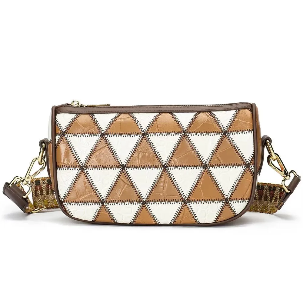 Elegant Cowhide Crossbody Shoulder Bag