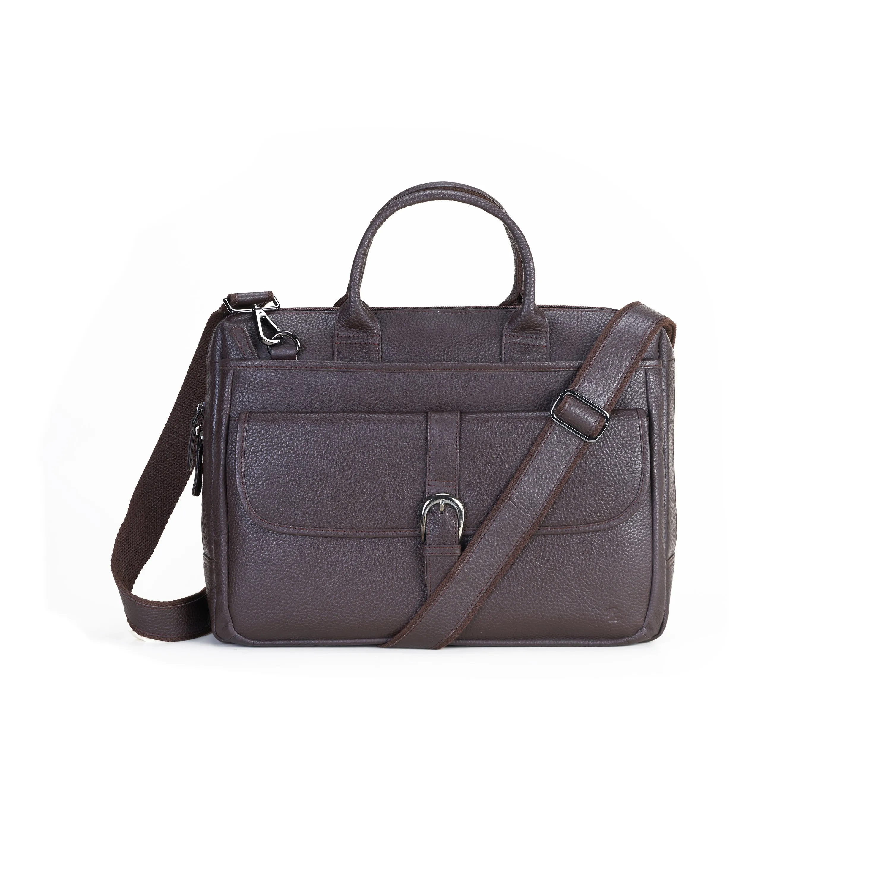 Esquire Laptop Leather Messenger Bag