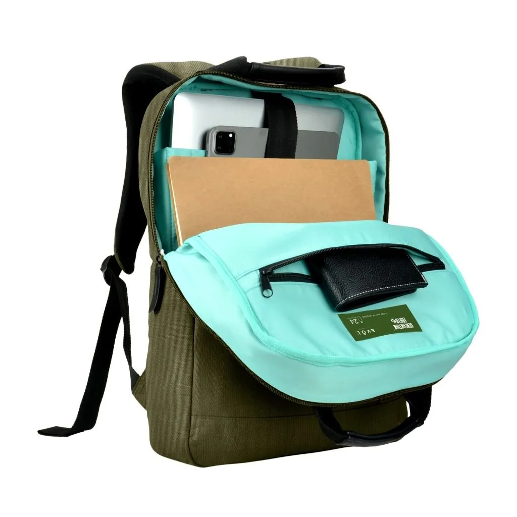 Evol - 15.6" Laptop Recycled Business backpack - Olive