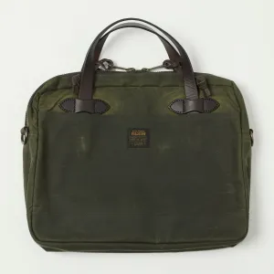 Filson Tin Cloth Compact Briefcase - Otter Green